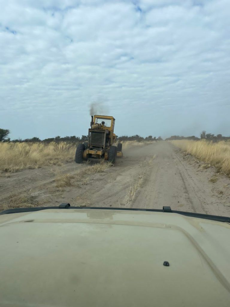 Firebreaks being added at Kalahari Safaris